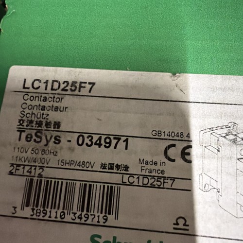 Schneider electric lc1d25f7 - electric,