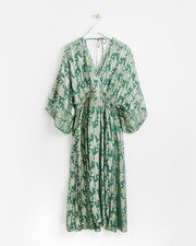 Oliver Bonas Womens Green Midi