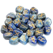 Lapis lazuli rune set - lapis,