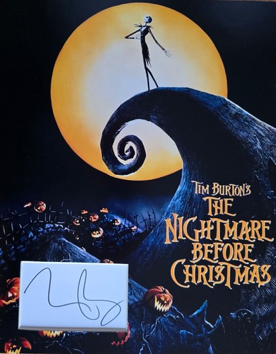 Tim burton signed - signed, photo