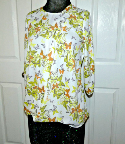 Blouse chiffon butterfly long - blouse,
