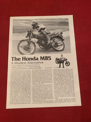 The honda mb5 - the,