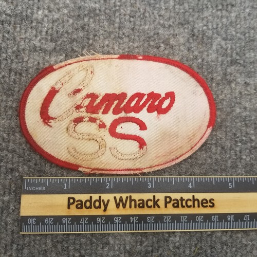 Vintage camaro patch - ss, car