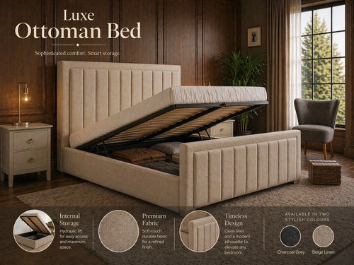 New ottoman storage panel - new,