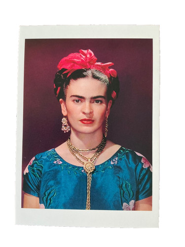 Frida kahlo with blue - -,