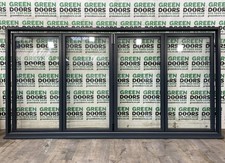 ALUMINIUM GREY BIFOLDING DOORS BIFOLDS PATIO SLIDING EXTERNAL ANTHRACITE 7016