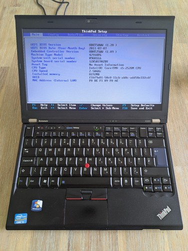 Lenovo thinkpad x220 - thinkpad, intel