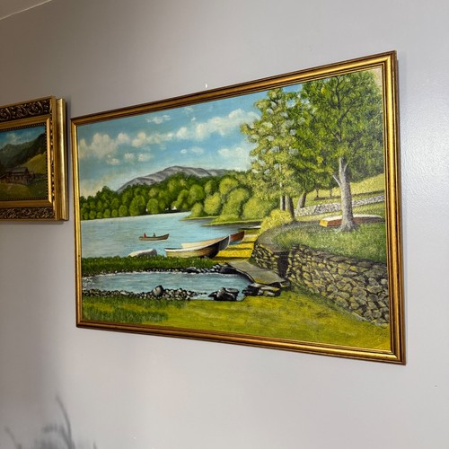 Large original vintage oil - large,