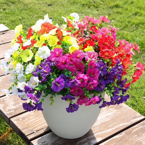 12pcs artificial flowers fake - artificial,