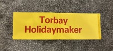 British Rail ‘Torbay Holidaymaker’ Railway Carriage Window Label