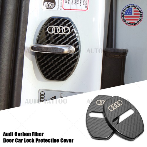 For audi carbon fiber - 2x,