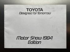 RARE 1984 Toyota Brochure
