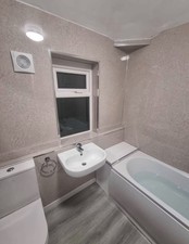Concrete beige gloss pvc - concrete,