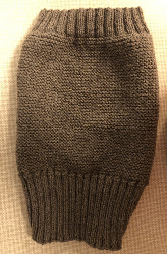 Hand knitted dog coat - coat, 16