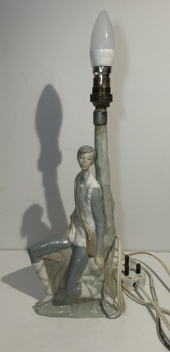 Nao figurine table lamp - table, man