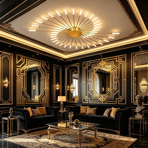 128cm fireworks shaped ceiling - 128cm,