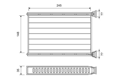 Valeo 812401 heat exchanger - heat,