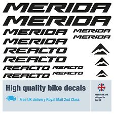 Merida Reacto bike decals