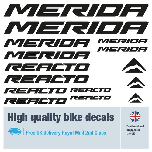 Merida reacto bike decals - reacto,