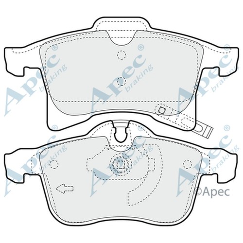 Brake pads set - for, vauxhall