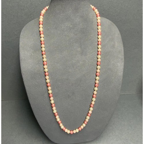 Long necklace barbie pink - necklace,