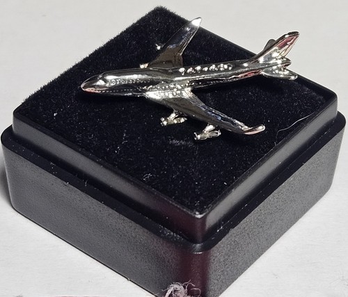 Chrome 747 400 plane tie - chrome,