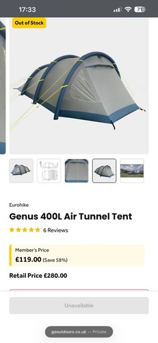 Eurohike genus 400 easy - 400,