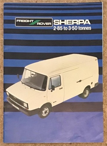 Freight rover sherpa - rover, 2.85