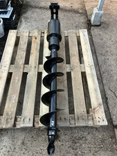 Mini/Micro Excavator Post Hole Auger on 25mm Pins 8" (200mm) Diameter New Unused