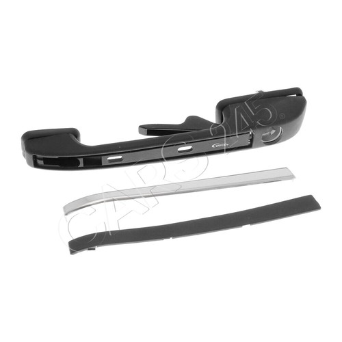 Left front black door handle - black,