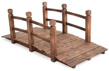 Wooden Garden Bridge Arc
