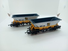 Rake of 2 Hornby R 033, MGR Hopper Wagon (HAA), OO Gauge