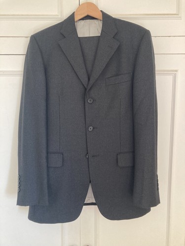 Aquascutum men grey wool - grey,