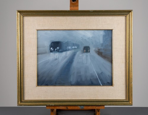 Oil canvas nebbia 1970 - on, nebbia,