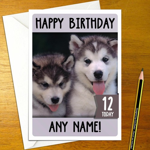 Wolf personalised birthday - wolf,