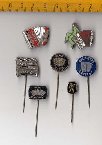 Vintage accordion enamel - vintage,