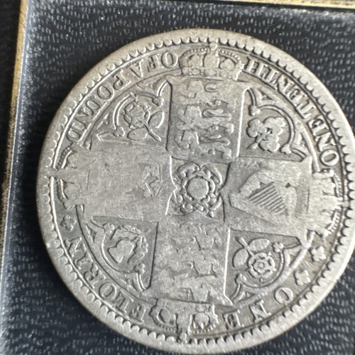 1849 godless florin - 'godless', very