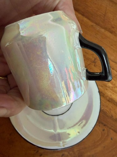 Art deco lustreware - art, cup