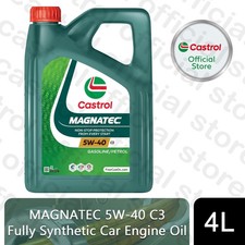 Castrol MAGNATEC 5W-40 C3 Car Engine Oil with Dualock Technology, 4 Litre