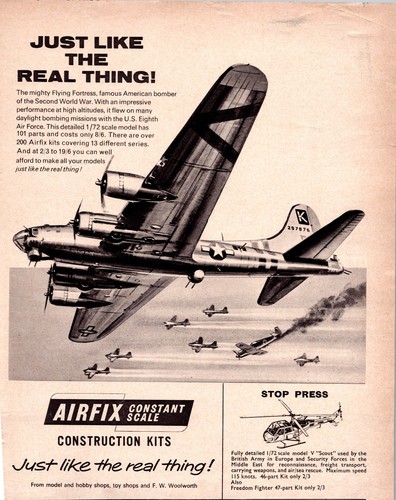Airfix wwii flying fortress - flying,