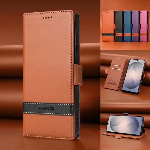 Leather wallet case card flip - leather,