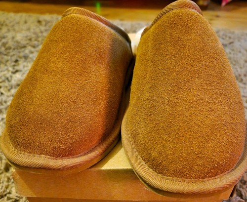 Chestnut slippers 100 - slippers, 100%