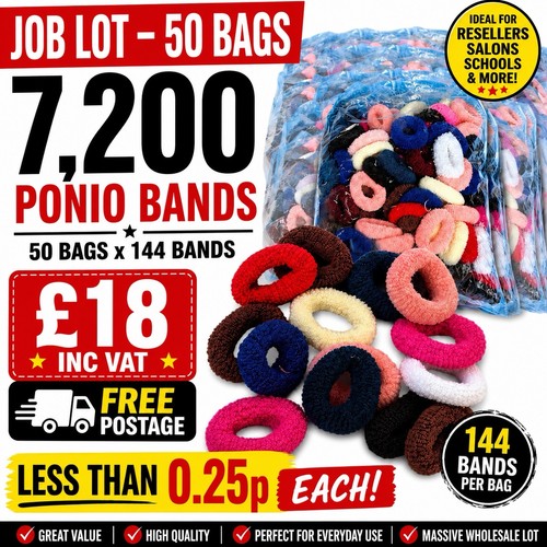 Joblot 7200 ponio hair - joblot:,