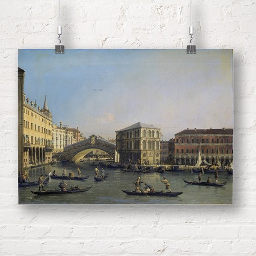 Canaletto the rialto bridge - canaletto:,