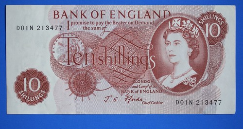 1967 bank england ten 10 - 1967, england,