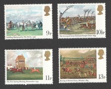 1979 Horseracing. The Derby UM Stamps. SG 1087-1090