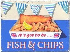 Fish chips large - (in, box)