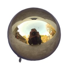 Antique mercury glass witches