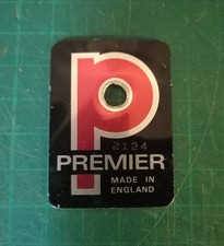 Vintage 70's Premier drum badge