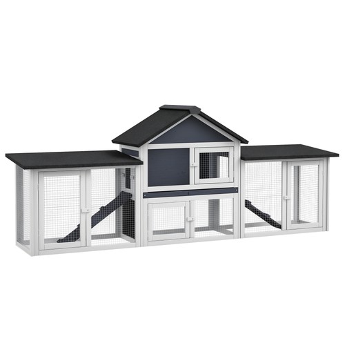 Wooden rabbit hutch - 83", house
